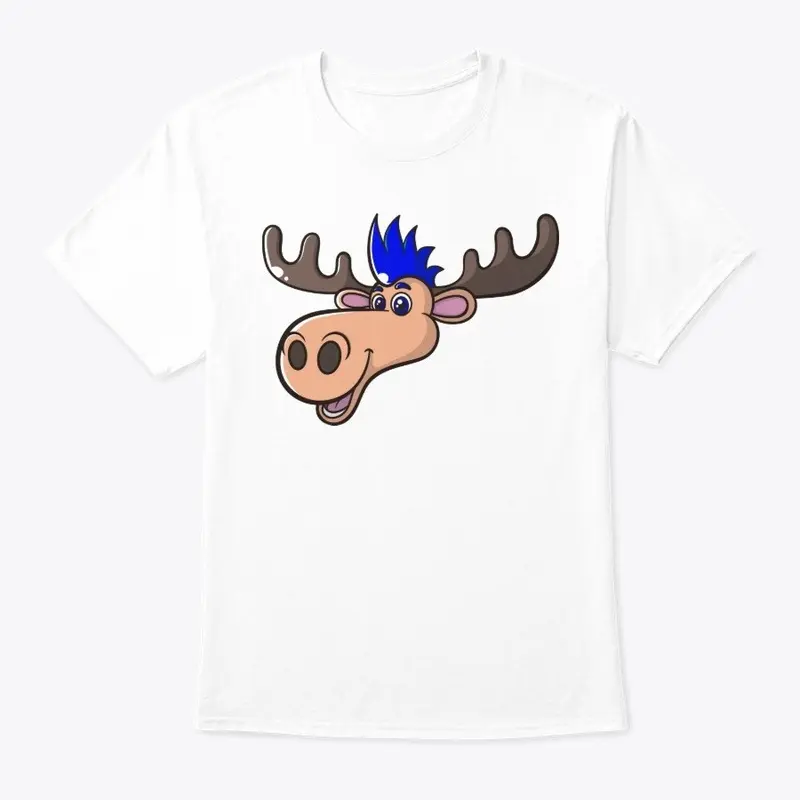 Blue Moose Traveler - Die Cut Sticker